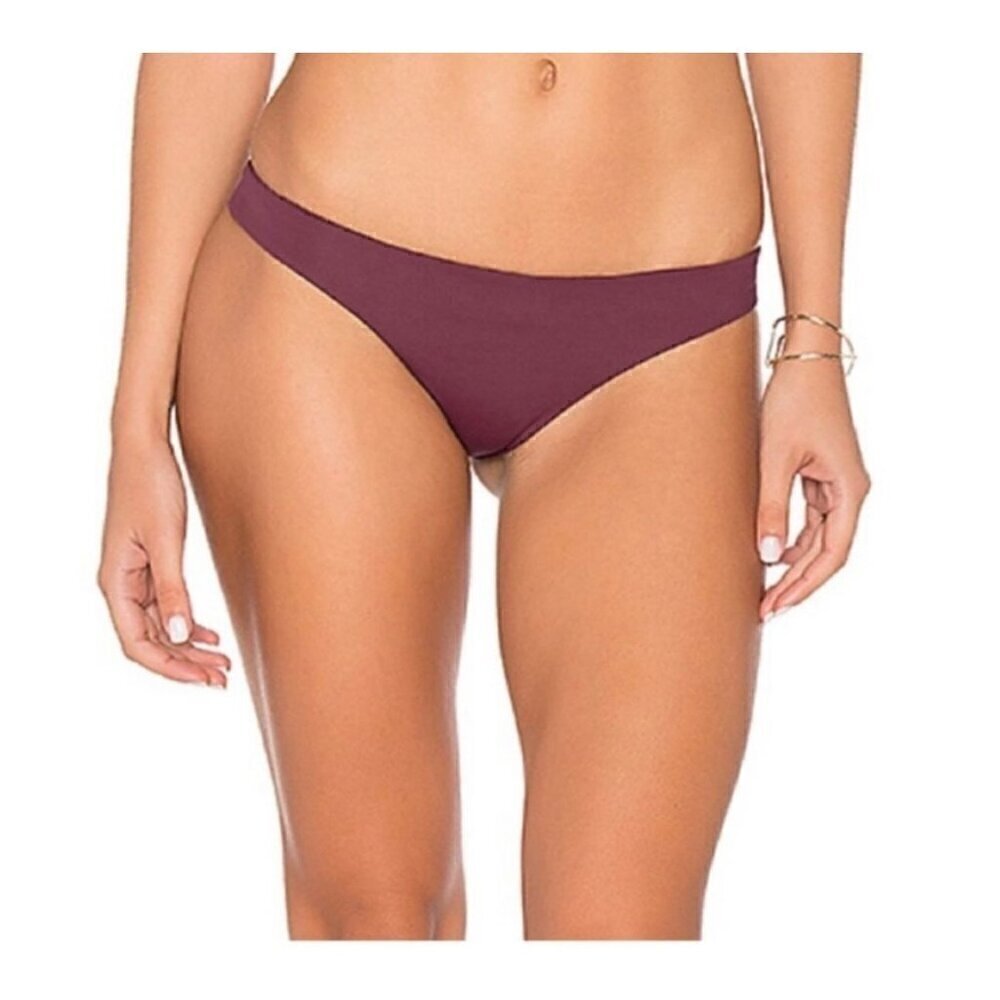 Nwt Tavik Ali Mini Swim Bottom In Merlot - Large